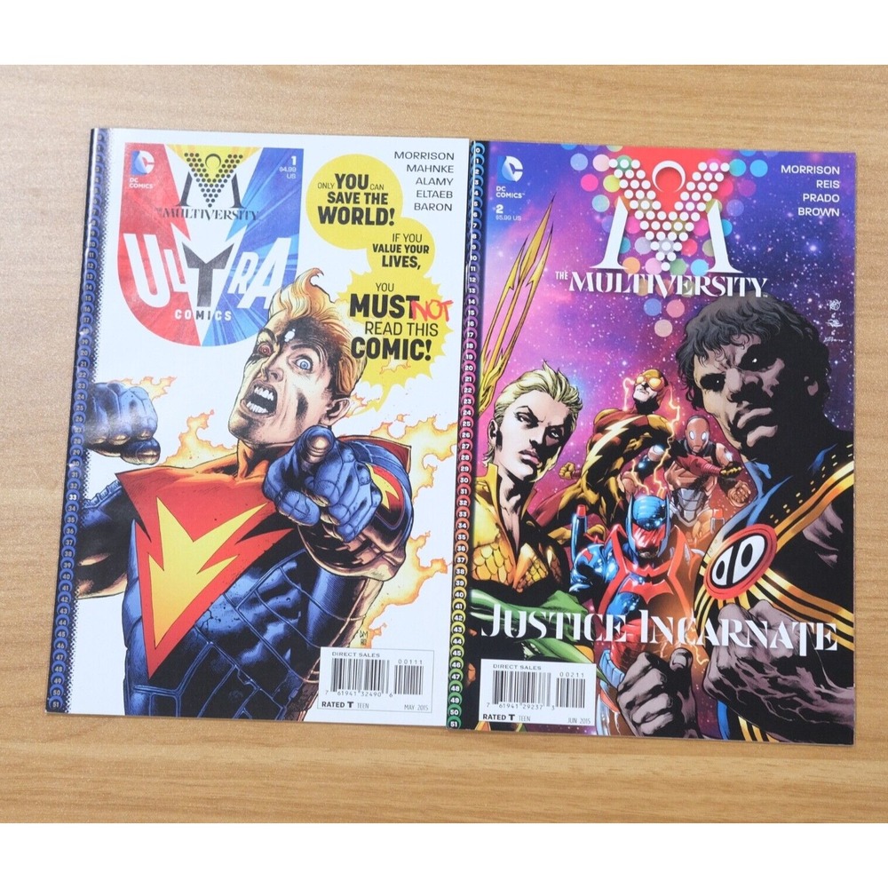 Multiversity: Ultra Comics #1 & #2 (2015) Lot of 2 DC Comics Great Condition!